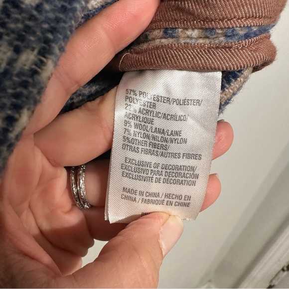 Idyllwind Sanford Whip Stitch Blanket Jacket Shacket Large - Picture 5 of 6